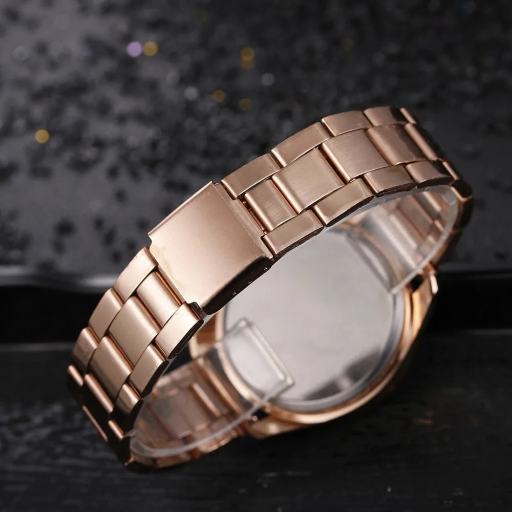 Women's Watches New Luxury Brand Fashion Rhinestone Stainless Steel Quartz Ladies Wristwatches Reloj Mujer Best Selling Montre