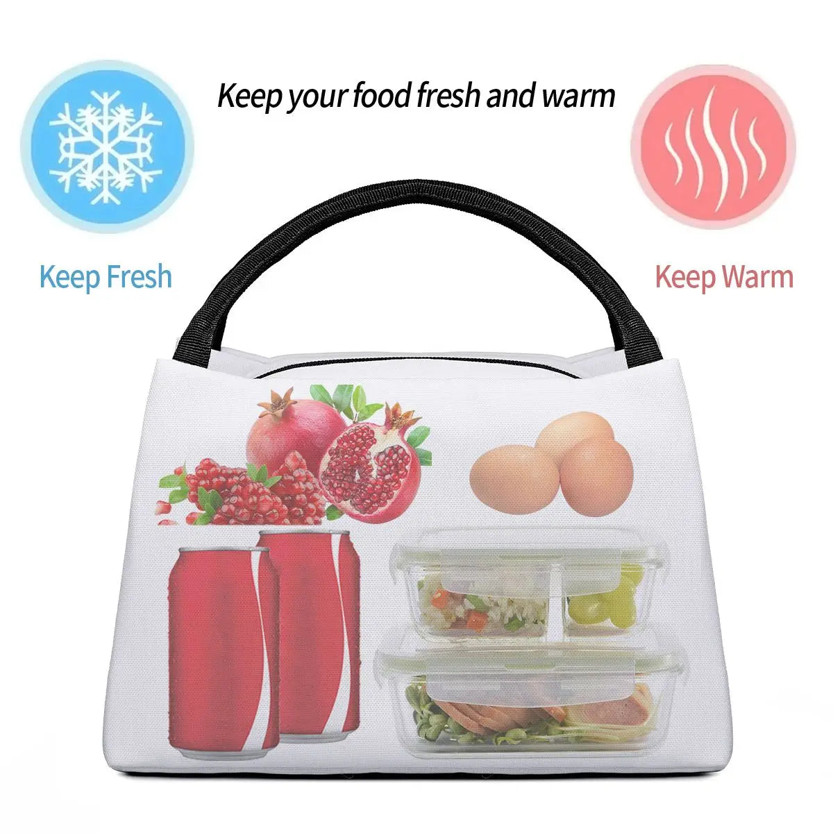 Lunch Bags for Women Christians Insulated Cooler Bag Portable Picnic Travel Luxury High Heels Logo Oxford Lunch Box Bento Pouch