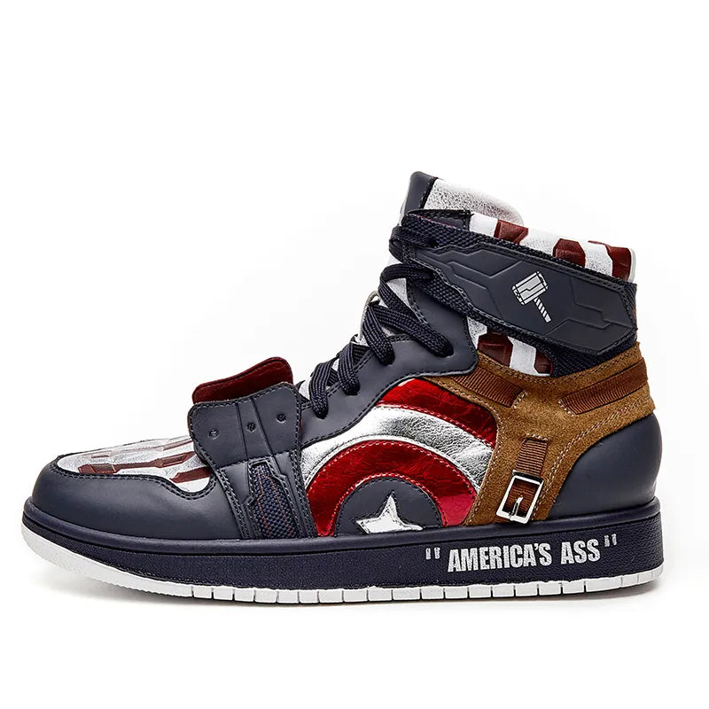 Marvel Captain America tide shoes new sneakers trend shoes personality design