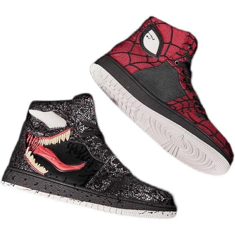 Marvel Venom Spider Man original design trendy shoes new sneakers board shoes all-match men's increase in height