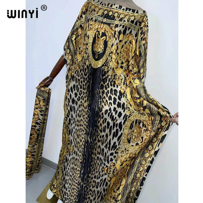 2022 WINYI holiday party Dress New fashion dress for women/lady,Elegant oversized kaftan african print caftan for ladies/women