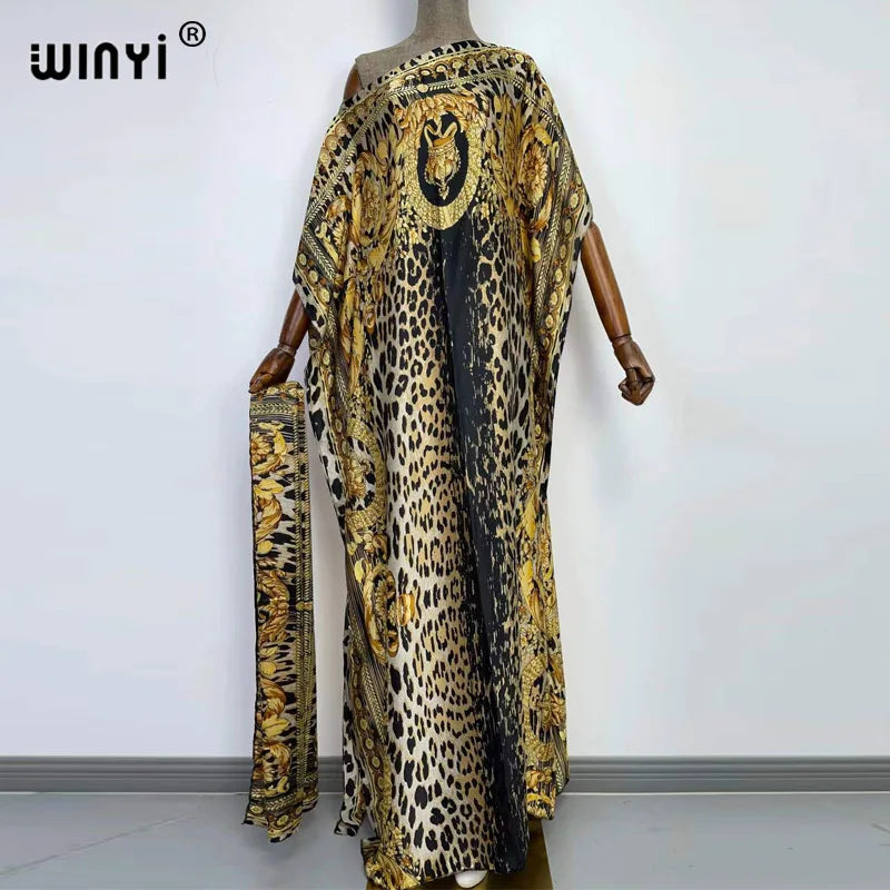 2022 WINYI holiday party Dress New fashion dress for women/lady,Elegant oversized kaftan african print caftan for ladies/women