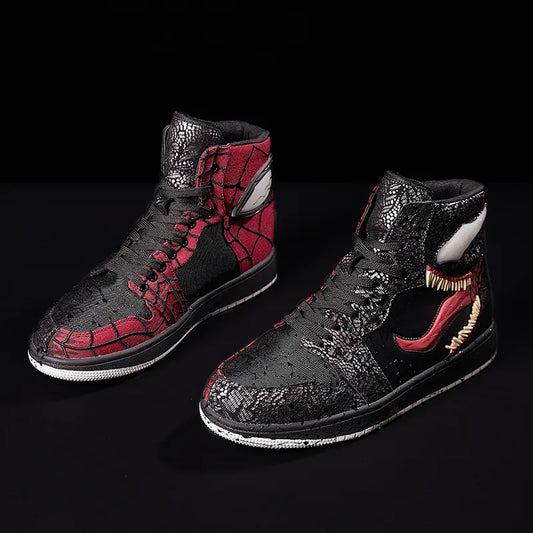 Marvel Venom Spider Man original design trendy shoes new sneakers board shoes all-match men's increase in height