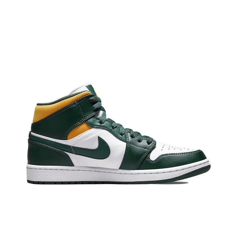 Original Air Jordan 1 Mid Seattle Supersonics High Top Men's  Sneakers