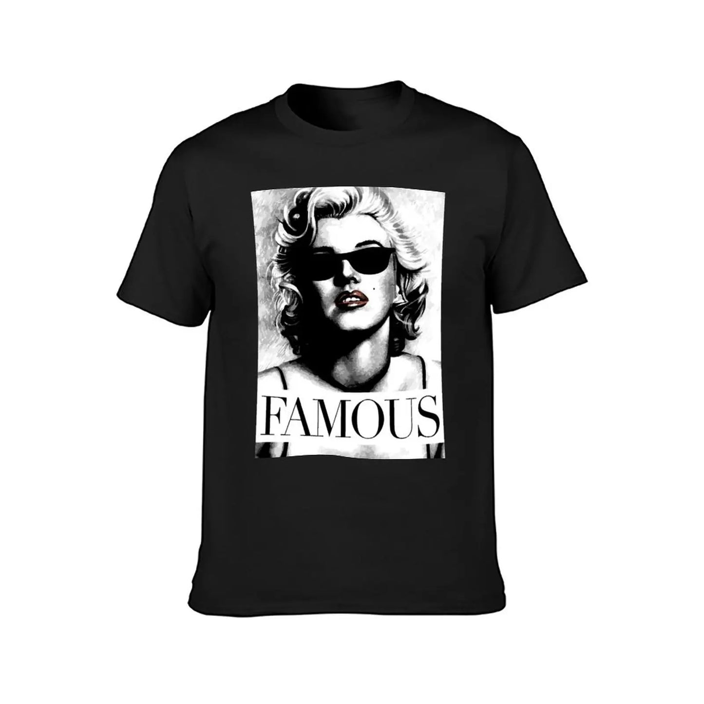 Marilyn Monroe. Famous. T-Shirt oversizeds Blouse shirts graphic tees black t-shirts for men