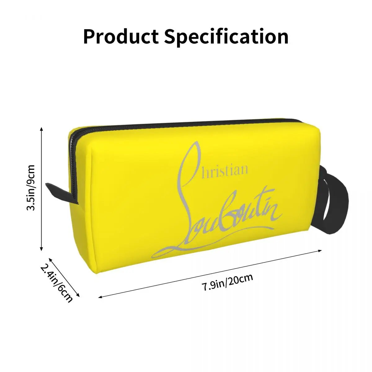 Custom High Heels Louboutins Makeup Bag for Women Travel Cosmetic Organizer Kawaii Christians Storage Toiletry Bags