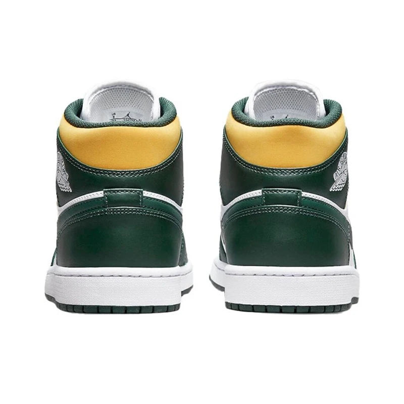 Original Air Jordan 1 Mid Seattle Supersonics High Top Men's  Sneakers