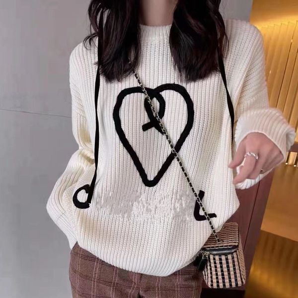 Advanced version Women's Sweaters France trendy Clothing C letter Graphic 31 Embroidery Fashion Round neck Coach channel hoodie Luxury brands Sweater tops tees
