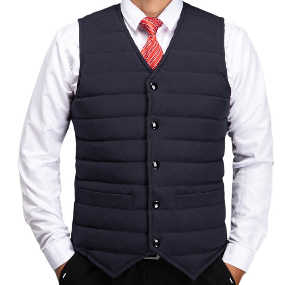 6XL 7XL 8XL Plus Size Mens Down Vest Jacket Men Autumn Warm Sleeveless Jackets Male Winter Casual Waistcoat Homme Brand Clothing