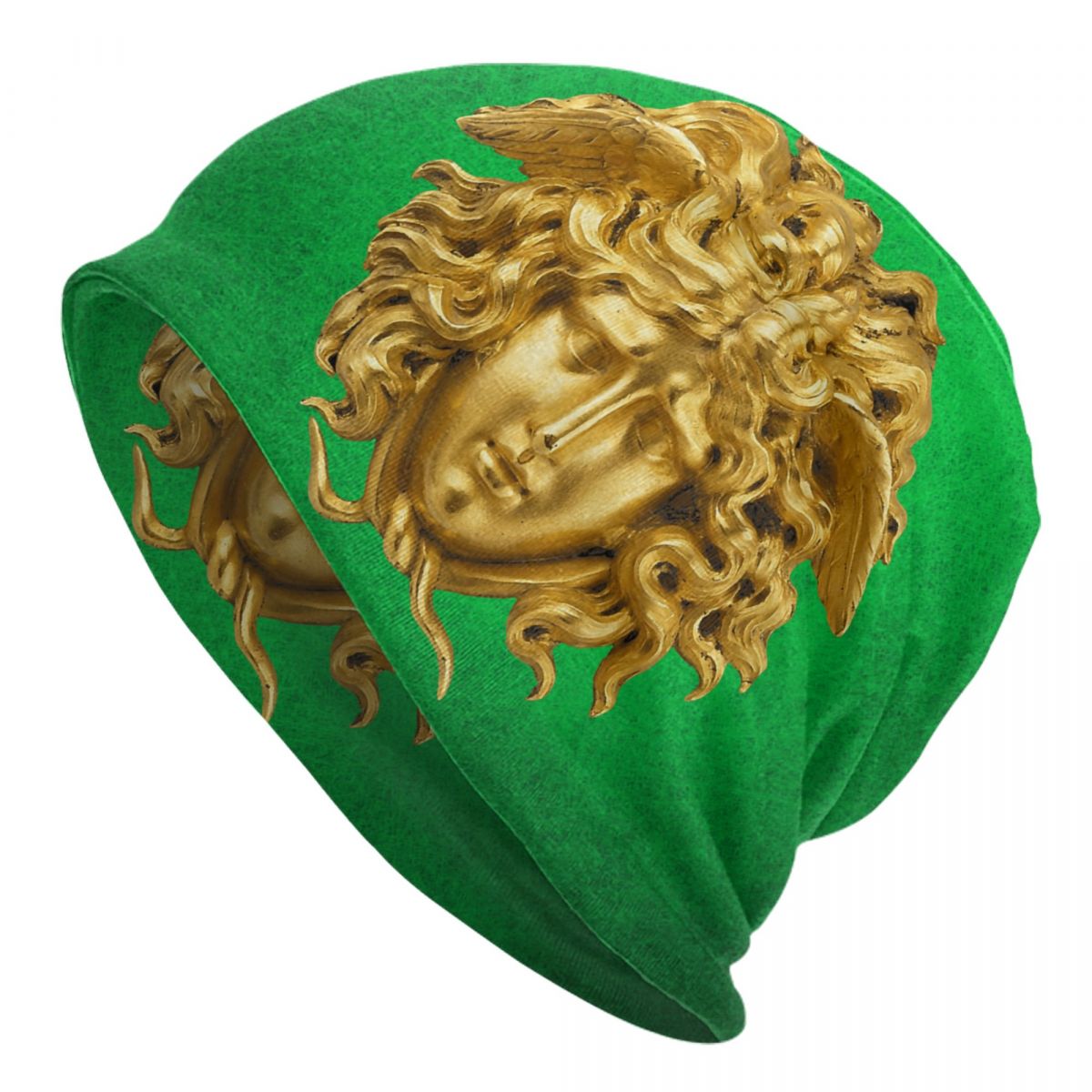 Halloween Snake Hair Greek Mythology Medusa Head Skullies Beanies Caps Streetwear Winter Warm Knit Hat Adult Unisex Bonnet Hats