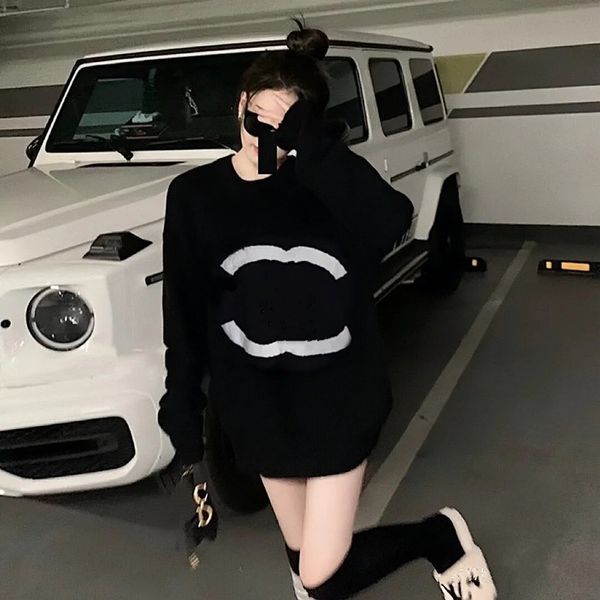 Advanced version Women's Sweaters France trendy Clothing C letter Graphic 31 Embroidery Fashion Round neck Coach channel hoodie Luxury brands Sweater tops tees