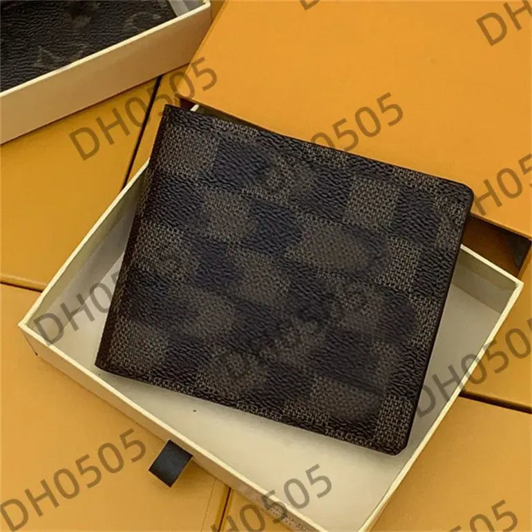 Designers Paris plaid Flower Card Holder High-end Mens Wallet Credit Card Holder Purse women Wallets billfold Purses Purse Crossbody bag